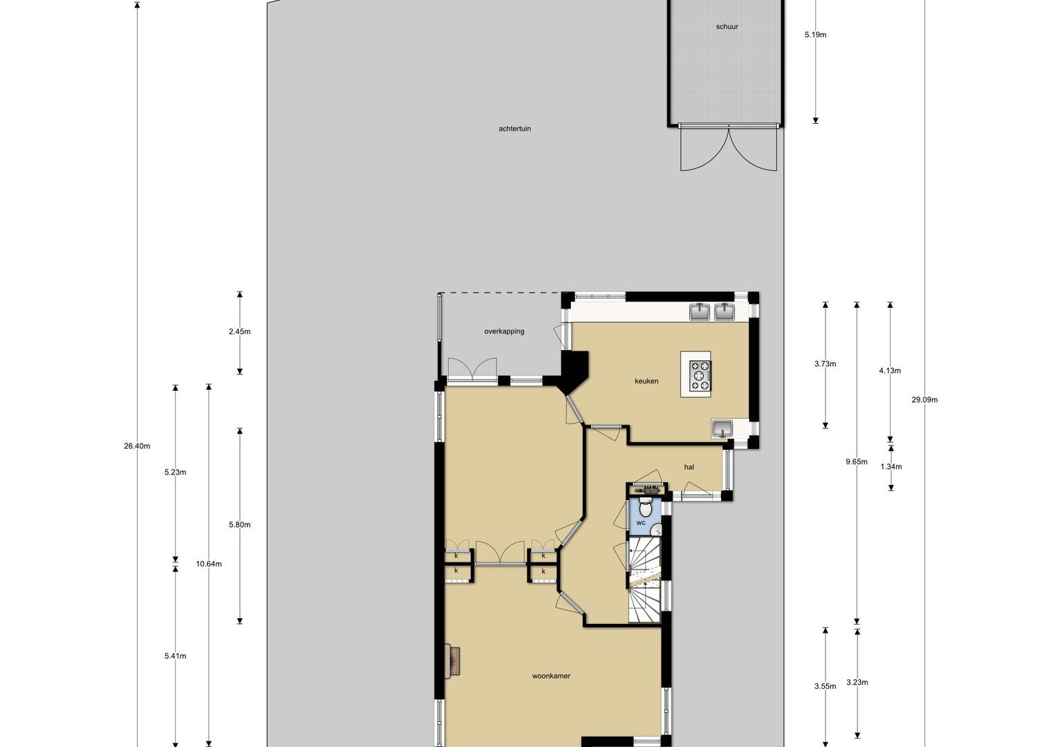 vrijstaande 30-er jaren villa Aerdenhout Dahlialaan 1 UP makelaars AERDENHOUT